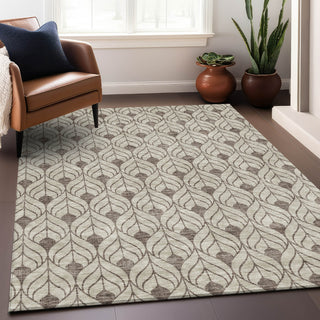 Piper Looms Mayfield Geometric AMF927 Brown Machine Washable Area Rug Lifestyle Image Feature
