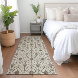 Piper Looms Mayfield Geometric AMF927 Brown Machine Washable Area Rug Runner Lifestyle Image Feature