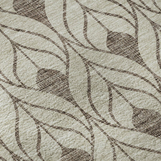 Piper Looms Mayfield Geometric AMF927 Brown Machine Washable Area Rug Swatch Image