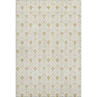 Piper Looms Mayfield Geometric AMF927 Gold Machine Washable Area Rug main image
