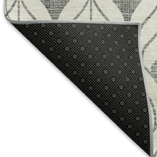 Piper Looms Mayfield Geometric AMF927 Gray Machine Washable Area Rug Backing Image