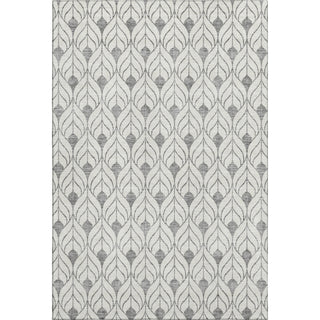 Piper Looms Mayfield Geometric AMF927 Gray Machine Washable Area Rug main image