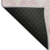 Piper Looms Mayfield Geometric AMF927 Pink Machine Washable Area Rug Backing Image