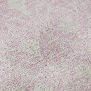 Piper Looms Mayfield Geometric AMF927 Pink Machine Washable Area Rug Swatch Image