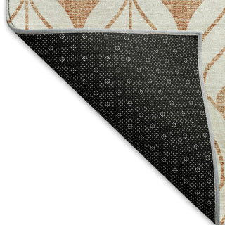 Piper Looms Mayfield Geometric AMF927 Salmon Machine Washable Area Rug Backing Image