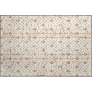 Piper Looms Mayfield Geometric AMF927 Salmon Machine Washable Area Rug Scatter Main Image