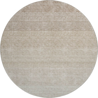 Piper Looms Mayfield Ombre AMF928 Beige Machine Washable Area Rug Round Main Image
