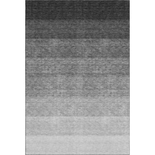 Piper Looms Mayfield Ombre AMF928 Black Machine Washable Area Rug main image