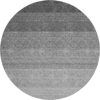 Piper Looms Mayfield Ombre AMF928 Black Machine Washable Area Rug Round Main Image