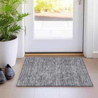 Piper Looms Mayfield Ombre AMF928 Black Machine Washable Area Rug Scatter Lifestyle Image Feature