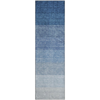 Piper Looms Mayfield Ombre AMF928 Blue Machine Washable Area Rug Runner Main Image