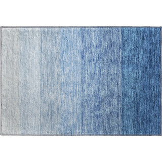 Piper Looms Mayfield Ombre AMF928 Blue Machine Washable Area Rug Scatter Main Image