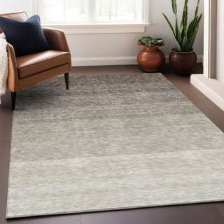 Piper Looms Mayfield Ombre AMF928 Brown Machine Washable Area Rug Lifestyle Image Feature
