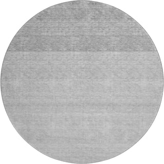Piper Looms Mayfield Ombre AMF928 Gray Machine Washable Area Rug Round Main Image