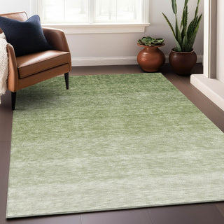 Piper Looms Mayfield Ombre AMF928 Green Machine Washable Area Rug Lifestyle Image Feature