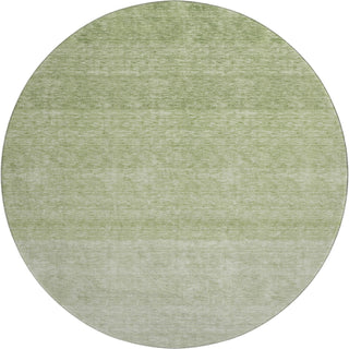 Piper Looms Mayfield Ombre AMF928 Green Machine Washable Area Rug Round Main Image