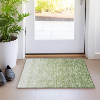 Piper Looms Mayfield Ombre AMF928 Green Machine Washable Area Rug Scatter Lifestyle Image Feature