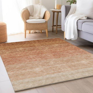 Piper Looms Mayfield Ombre AMF928 Paprika Machine Washable Area Rug Lifestyle Image Feature