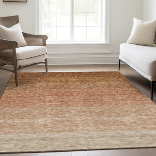 Piper Looms Mayfield Ombre AMF928 Paprika Machine Washable Area Rug Lifestyle Image Feature