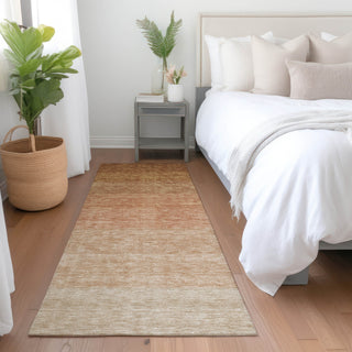 Piper Looms Mayfield Ombre AMF928 Paprika Machine Washable Area Rug Runner Lifestyle Image Feature
