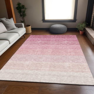 Piper Looms Mayfield Ombre AMF928 Pink Machine Washable Area Rug Lifestyle Image Feature