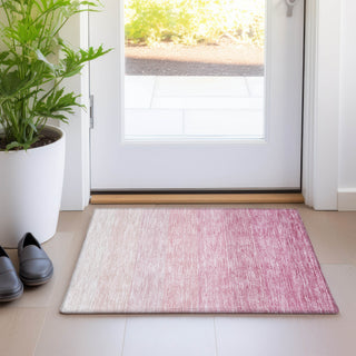 Piper Looms Mayfield Ombre AMF928 Pink Machine Washable Area Rug Scatter Lifestyle Image Feature