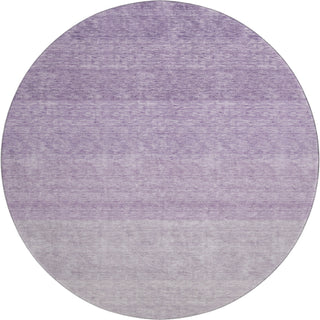 Piper Looms Mayfield Ombre AMF928 Purple Machine Washable Area Rug Round Main Image