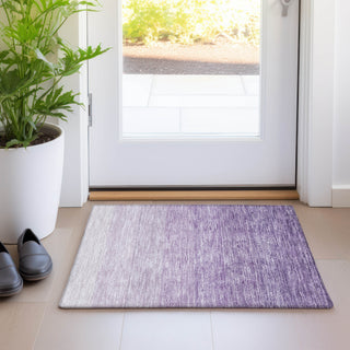Piper Looms Mayfield Ombre AMF928 Purple Machine Washable Area Rug Scatter Lifestyle Image Feature