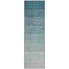 Piper Looms Mayfield Ombre AMF928 Teal Machine Washable Area Rug Runner Main Image