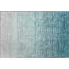 Piper Looms Mayfield Ombre AMF928 Teal Machine Washable Area Rug Scatter Main Image