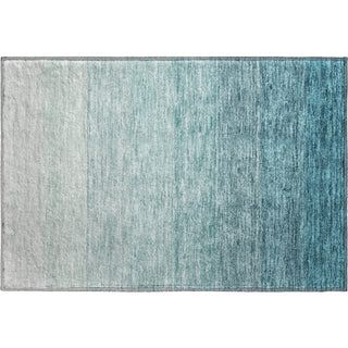 Piper Looms Mayfield Ombre AMF928 Teal Machine Washable Area Rug Scatter Main Image