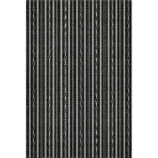 Piper Looms Mayfield Stripes AMF929 Black Machine Washable Area Rug main image