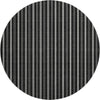 Piper Looms Mayfield Stripes AMF929 Black Machine Washable Area Rug Round Main Image