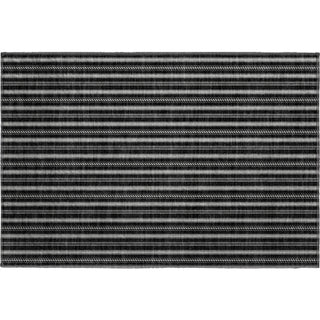 Piper Looms Mayfield Stripes AMF929 Black Machine Washable Area Rug Scatter Main Image