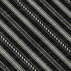 Piper Looms Mayfield Stripes AMF929 Black Machine Washable Area Rug Swatch Image