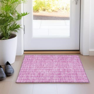 Piper Looms Mayfield Stripes AMF929 Blush Machine Washable Area Rug Scatter Lifestyle Image Feature