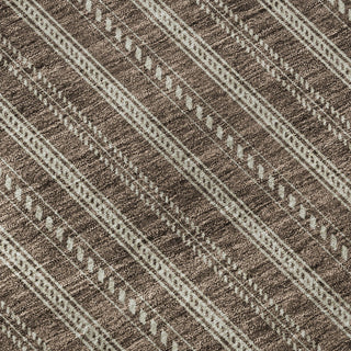 Piper Looms Mayfield Stripes AMF929 Brown Machine Washable Area Rug Swatch Image
