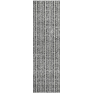 Piper Looms Mayfield Stripes AMF929 Gray Machine Washable Area Rug Runner Main Image