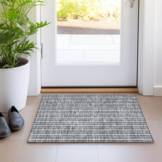 Piper Looms Mayfield Stripes AMF929 Gray Machine Washable Area Rug Scatter Lifestyle Image Feature