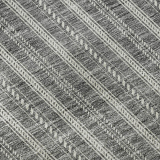 Piper Looms Mayfield Stripes AMF929 Gray Machine Washable Area Rug Swatch Image