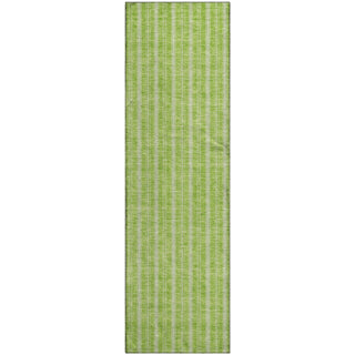 Piper Looms Mayfield Stripes AMF929 Lime Machine Washable Area Rug Runner Main Image