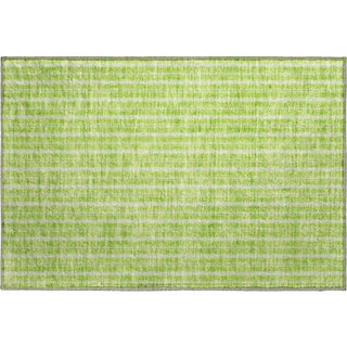 Piper Looms Mayfield Stripes AMF929 Lime Machine Washable Area Rug Scatter Main Image