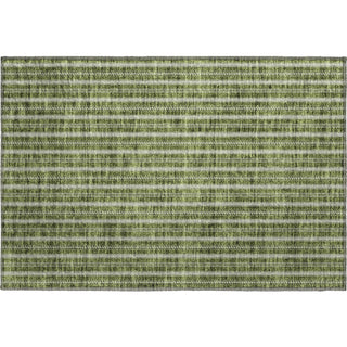 Piper Looms Mayfield Stripes AMF929 Olive Machine Washable Area Rug Scatter Main Image