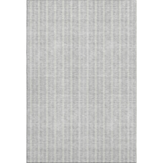 Piper Looms Mayfield Stripes AMF929 Silver Machine Washable Area Rug main image