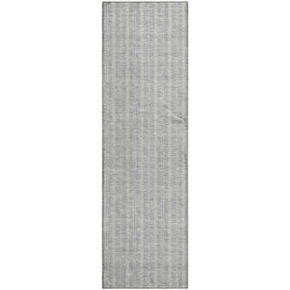 Piper Looms Mayfield Stripes AMF929 Silver Machine Washable Area Rug Runner Main Image