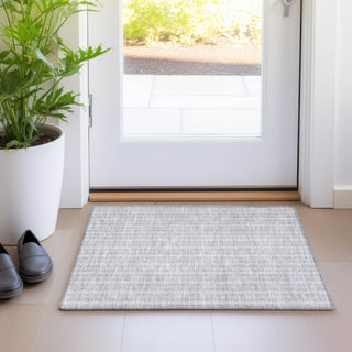 Piper Looms Mayfield Stripes AMF929 Silver Machine Washable Area Rug Scatter Lifestyle Image Feature