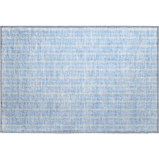 Piper Looms Mayfield Stripes AMF929 Sky Machine Washable Area Rug Scatter Main Image