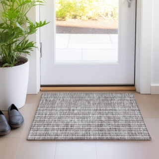 Piper Looms Mayfield Stripes AMF929 Taupe Machine Washable Area Rug Scatter Lifestyle Image Feature