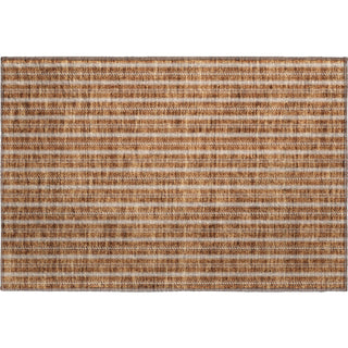 Piper Looms Mayfield Stripes AMF929 Terracotta Machine Washable Area Rug Scatter Main Image