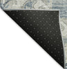 Piper Looms Mayfield Ornate AMF93 Blue Machine Washable Area Rug Backing Image